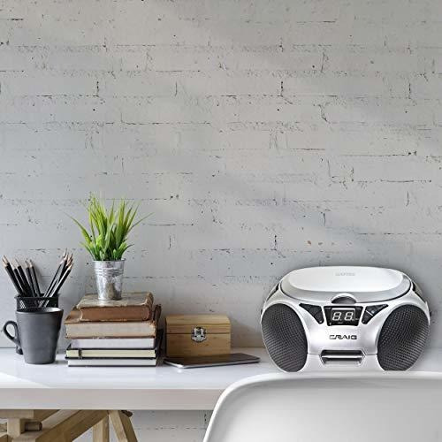 Craig Cd6925bt - Radiograbador Digital Bluetooth Plata