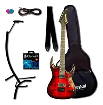Comprar Guitarra Waldman Wga220f Rd C Sup De Chão,encord Std