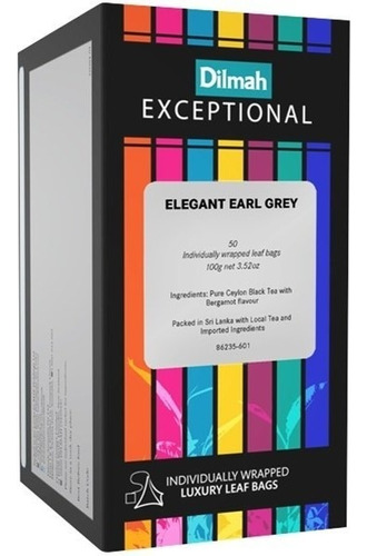 Te Dilmah Elegant Earl Grey 50 Saq Sri Lanka