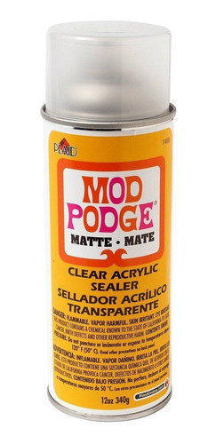 Sellador Acrilico, Barniz En Aerosol Mod Podge Mate