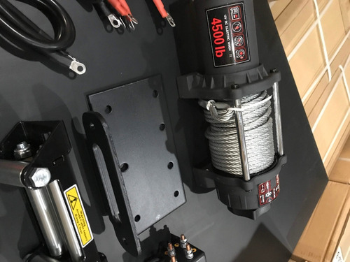 Malacate 4500 Lbs 2000 Kg 12v Control Remoto Cable De Acero