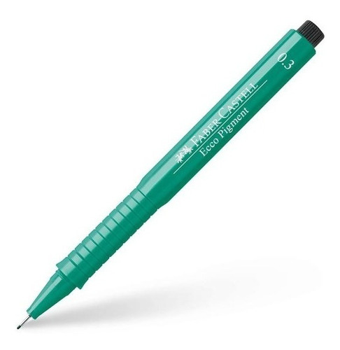 Caneta Nankin Faber Castell Ecco Pigment Verde 0.3mm