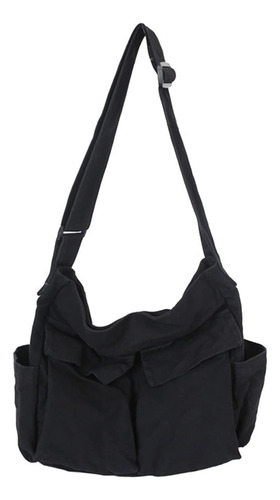 Bolso Bandolera De Lona Para Hombre Y Mujer, Bolso Hobo Gran