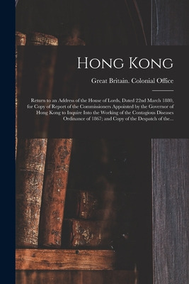 Libro Hong Kong: Return To An Address Of The House Of Lor...