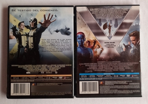 X Men Días Del Futuro Pasado Y Primera Generación Dvds