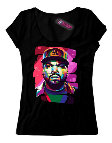 Remera Mujer Ice Cube Rap Hip Hop Pop Art 27 Dtg Premium 