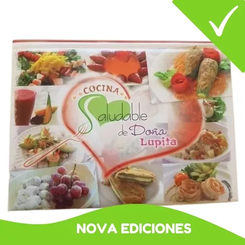 Libro De Cocina Saludable Doña Lupita. Nuevo Y Original