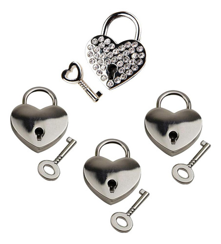 Llave De Con Cerradura De Aleación De Zinc 4 Piezas Para De