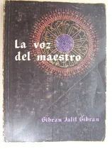 Comprar La Voz Del Maestro Jalil Gibran Libro M