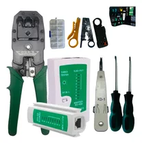 Comprar Ferramentas De Rede Crimpador 11x1 Com Testador E Conectores