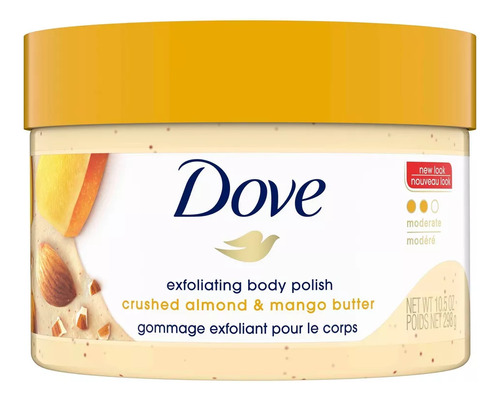 Crema Dove Exfoliante Mango Almendra 298ml Americana