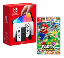 Comprar Consola Switch Modelo Oled Blanco + Mario Party Superstar