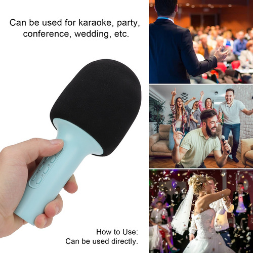 Micrófono Inalámbrico Para Karaoke, Modo Reverberación, Alta