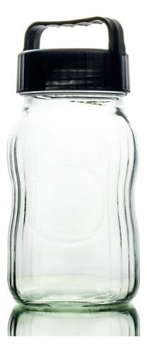 Frasco Vidrio 2 En 1 Jarra Recipiente Conservas Brang 1400ml