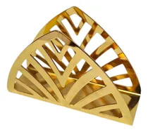 Comprar Servilletero Dorado Para Mesa Antideslizante 9x13cm X1 Unid