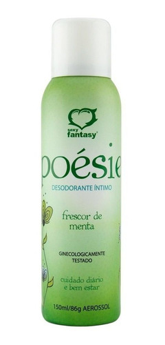 Desodorante Íntimo Spray Jato Seco Poésie Doçura S Fantasy