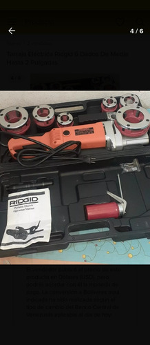 Tarraja Electrica Ridgid 6 Dados
