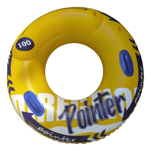 Rueda Salvavidas Inflable Grande Reforz #100 Cms Agarraderas