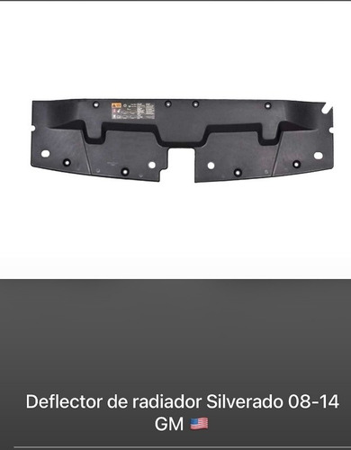 Deflector Del Radiador Camioneta Chevrolet Silverado 08-14