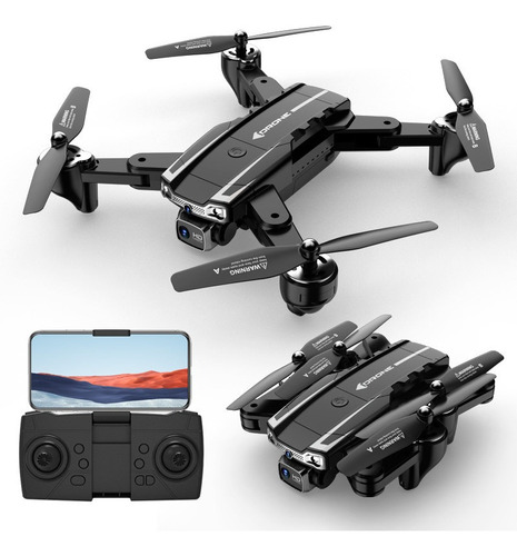 Profesional Medianas Drone Con Cámara 4k  2 Baterías