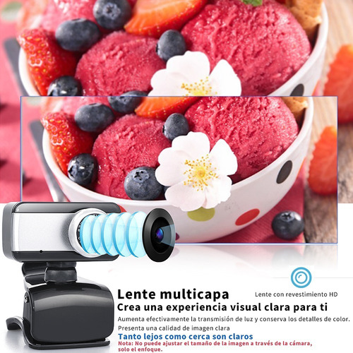 Camara Web Con Microfono Hd Usb Mini Webcam Para Computadora