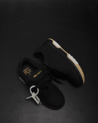 Zapatillas Feel Good Valencia Distint Black Negras Urbanas