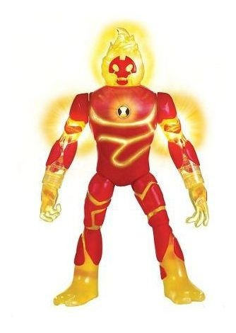 Imagem 2 de 6 de Ben 10 - Boneco C/ Luzes E Sons 15cm - Chama - Sunny
