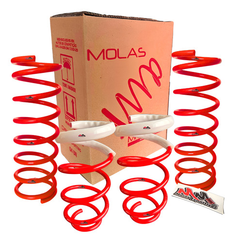 Kit 4 Molas Esportivas Gol 1.0 G2 / G3 / G4 (todos) Mm Molas
