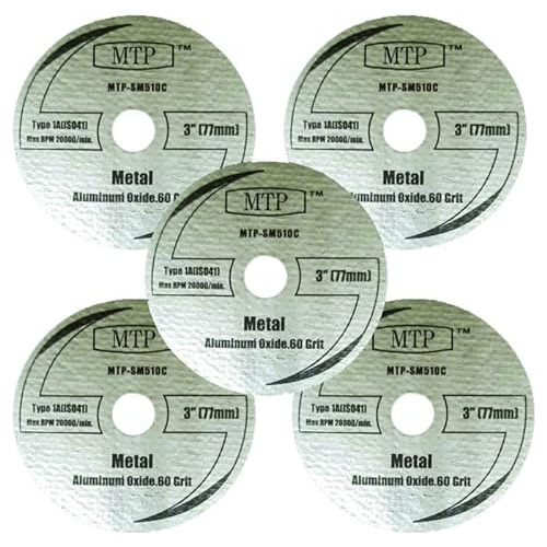 Brand Pack Of 5 Metal 3  Cutting Wheel For Sm510c Saw M...