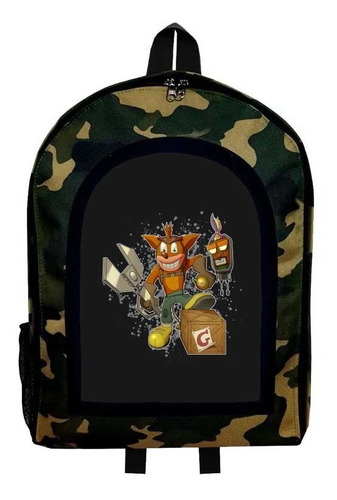 Mochila Camuflada Crash Modelo 101