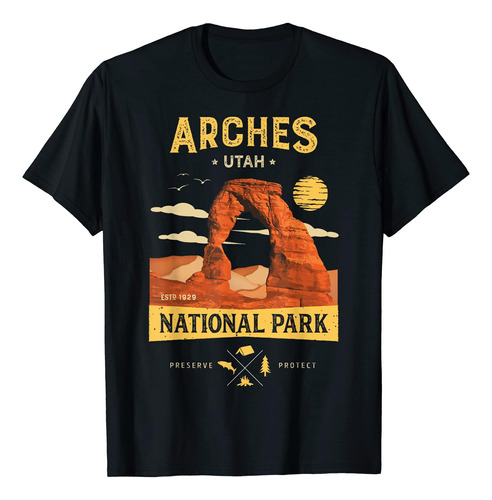 Polera Del Parque Nacional Arches, Regalo Vintage De Utah 