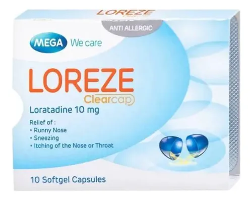 Loreze 10 Capsulas Blandas Loratadina