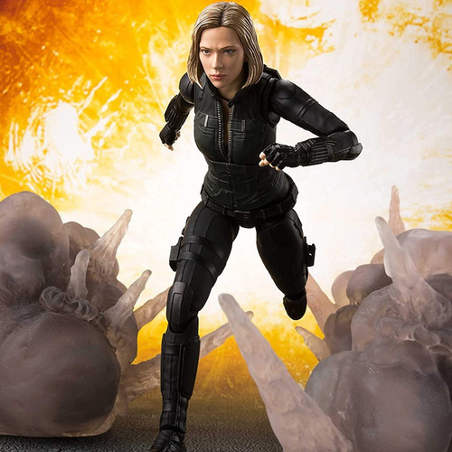 S.H.Figuarts Black Widow y Effect Avengers Infinity War