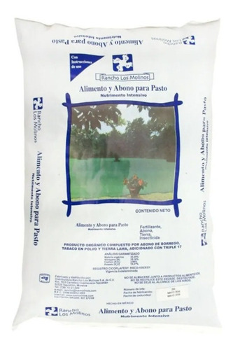 Alimento Y Abono Para Pasto Nutrimiento Intensivo 5kg