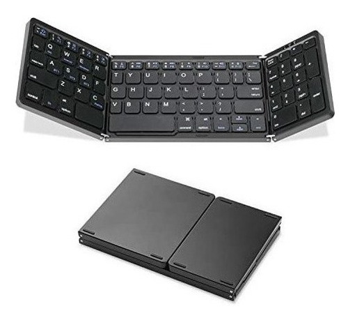 Teclado Inalámbrico Plegable Con Teclado Numérico