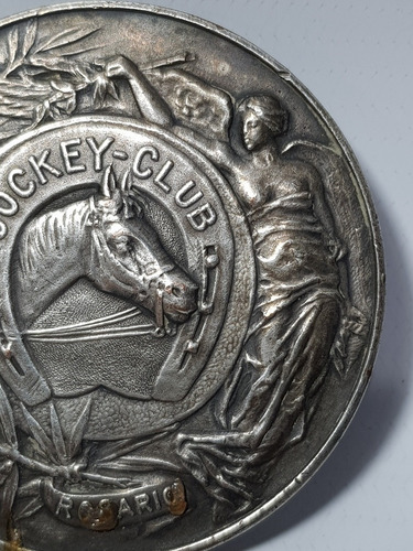 Imagen 8 de 9 de Medalla Jockey Club Rosario 1903 Inaug. Metal Mag 56367