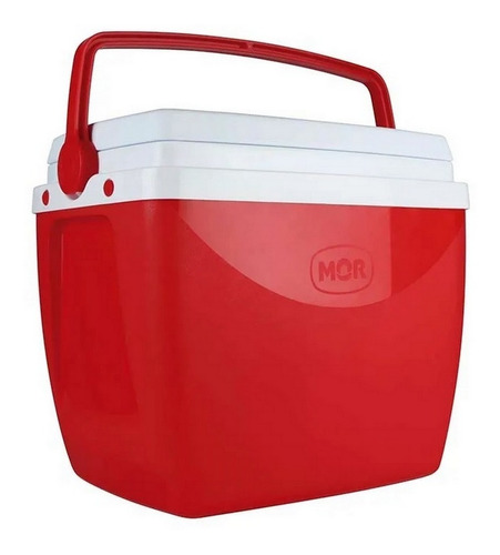 Caixa Térmica Mor 18l Para Cerveja Camping Vermelha