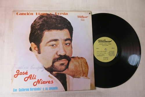 Vinyl Vinilo Lp Acetato Jose Ali Nieves Cancion Llano Y Poes