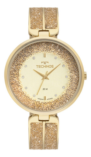 Relógio Technos Feminino Crystal Dourado - 2035myk/1d