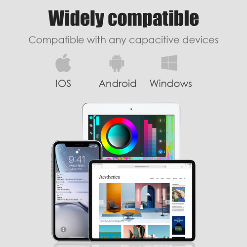 Lápiz Capacitivo Universal Para iPad Pencil 1 Y 2 Ios