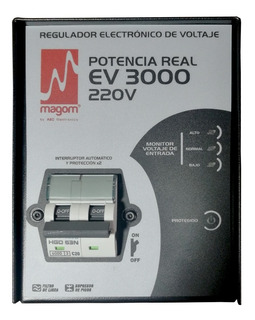 Regulador De Voltaje Bifasico 220v 3000 Watts Reales 3000va