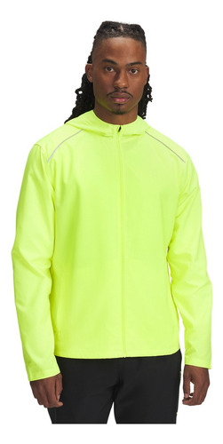 Chamarra Para Correr Under Armour Launch Hooded De Hombre