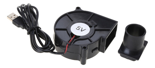 Ventilador Usb Para Churrasco De 7 Cm 7530 Air Turbo Blower,