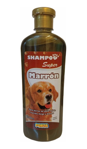 Shampoo Resaltador Super Marrón Para Perro Porta 500 Ml 