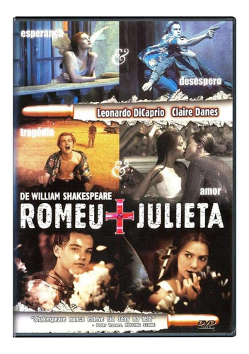 Dvd Romeu E Julieta - Leonardo Dicaprio E Claire Danes