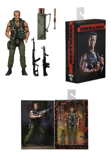 Figura De Acción Neca Commando Schwarzenegger