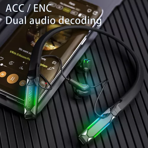 COZOO Auriculares deportivos Bluetooth, auriculares inalámbricos E-Sports  con banda para el cuello V5.2 Bluetooth intrauditivos con ecualizador de