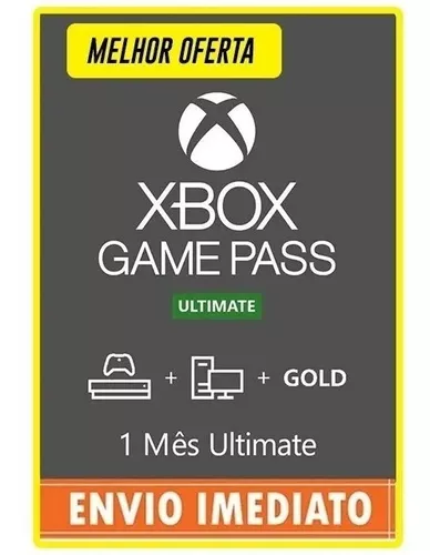 código xbox gamepass ultimate 1 mês ( código de 25 digitos