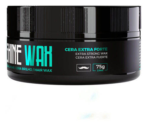 Cera Modeladora Shine Wax Big Barber 75g Extra Forte 3 Unida