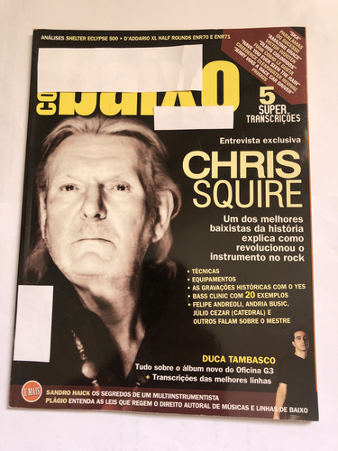 Revista Cover Baixo *59 Chris Squire (Usado)